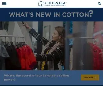 Cottonusa.org(The Cotton the World Trusts) Screenshot