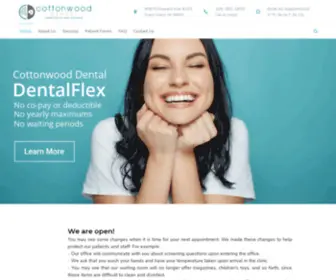 Cottonwooddentalne.com(Cottonwood Dental) Screenshot