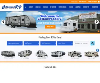 Cottonwoodrvsales.com(Cottonwood RV) Screenshot