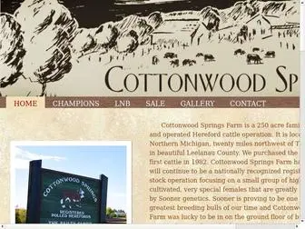 Cottonwoodspringsfarm.com(Cottonwoodspringsfarm) Screenshot