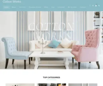 Cottonworkshomes.com(Cotton Works) Screenshot