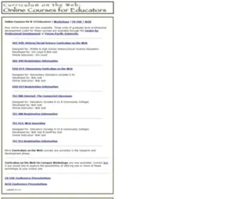 Cotwcourses.net(Curriculum on the Web) Screenshot