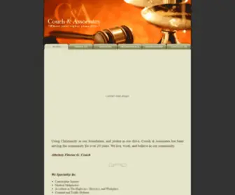 Couchandassociates.com(Durham Attorney) Screenshot