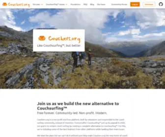 Couchers.org(The new alternative to Couchsurfing™. Free forever. Non) Screenshot