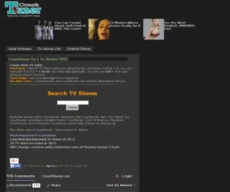 Couchtuner.eu.com(couchtuner) Screenshot