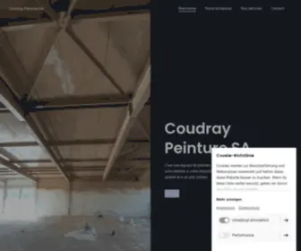 Coudray.ch(Coudray Peinture SA) Screenshot