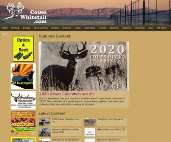Coueswhitetail.com(The leading internet resource for information on Coues White) Screenshot