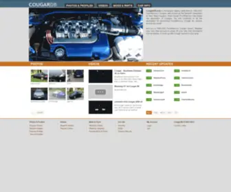 Cougardb.com(Ford/Mercury Cougar Registry) Screenshot