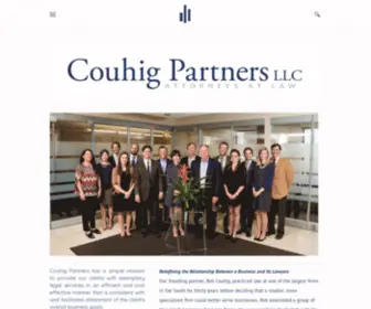 Couhigpartners.com(Couhig Partners has a simple mission) Screenshot