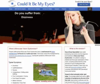 Coulditbemyeyes.com(The Society of NeuroVisual Medicine The Society of NeuroVisual Medicine) Screenshot