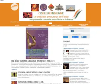 Couleur-Indienne.net(Couleur Indienne) Screenshot