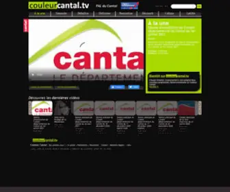 Couleurcantal.tv(Couleur Cantal) Screenshot