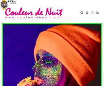 Couleurdenuit.com(Maquillage fluorescent) Screenshot