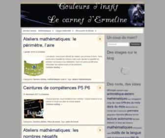 Couleursdinstit.eu(Couleurs d'instit) Screenshot