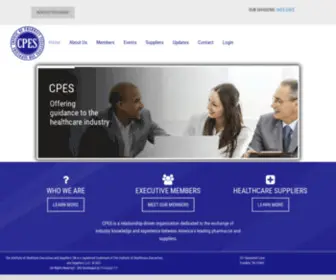 Councilhealth.com(The Council of Pharmacy Executives and Suppliers (CPES)) Screenshot