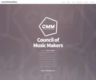 Councilmusicmakers.org(Council Of Music Makers) Screenshot