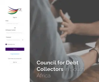 Councilsmart.org.za(Council for Debt Collectors) Screenshot