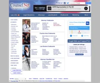 Counsel.net(Attorneys) Screenshot