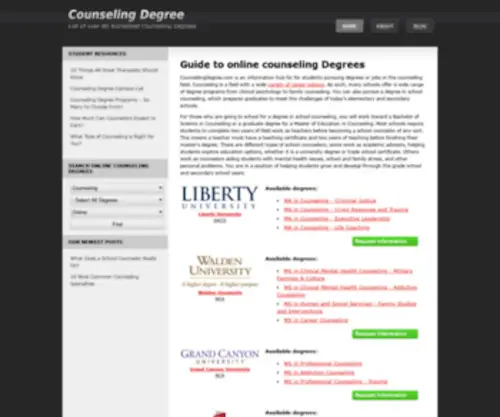 Counselingdegree.com(Counselingdegree) Screenshot