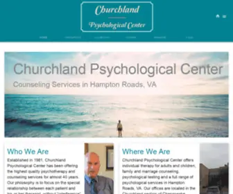 Counselinghr.com(Churchland Psychological Center) Screenshot