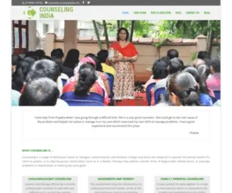 Counselingindia.com(Counseling INDIA) Screenshot