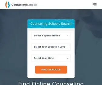 Counselingschools.com(Counseling Schools) Screenshot