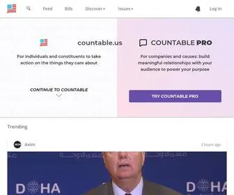 Countable.us(Take action and vote every day with) Screenshot