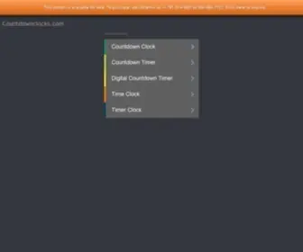 Countdownclocks.com(Countdown Clock) Screenshot