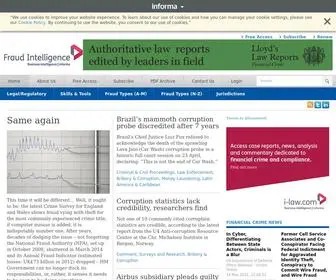 Counter-Fraud.com(Fraud Intelligence) Screenshot