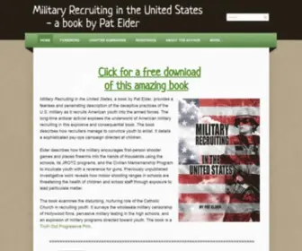 Counter-Recruit.org(Military Recruiting in the United States      ) Screenshot