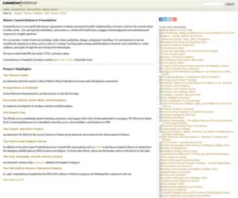 Counterbalance.org(About Counterbalance) Screenshot