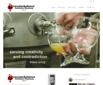 Counterbalancebeer.com(Counterbalance Brewing Company) Screenshot