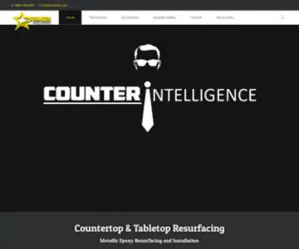 Counteri.com(Epoxy Countertops & Tabletops by Counter Intelligence) Screenshot