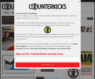 Counterkicks.com(BREAKING FOOTWEAR COUNTER) Screenshot