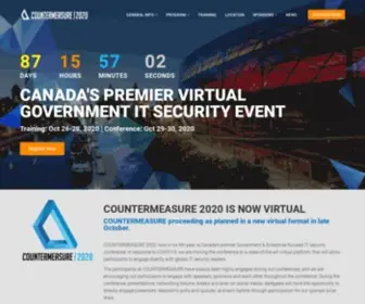 Countermeasure.ca(Canada's Premier Government IT Security Event) Screenshot