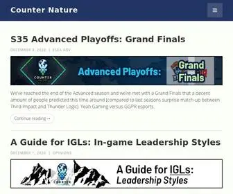 Counternature.net(Counter Nature Home) Screenshot