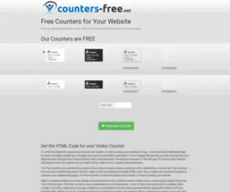 Counters-Free.net(Free Counters) Screenshot