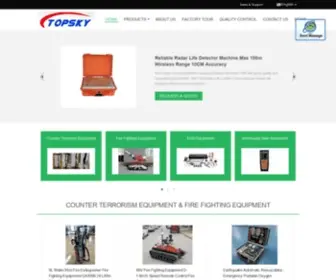 Counterterrorismequipment.com(Fire Fighting Equipment factory) Screenshot