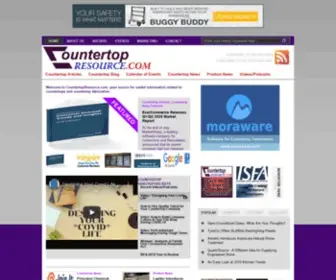 Countertopresource.com(A Resource for Countertop Fabricators and Professionals) Screenshot