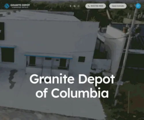 Countertopscolumbia.com(Granite, Marble Fabricator & Installer) Screenshot