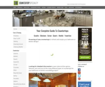 Countertopspecialty.com(Countertop Guide) Screenshot