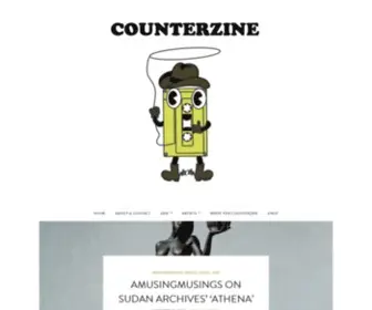 Counterzine.com(The official webzine of Under the Counter) Screenshot