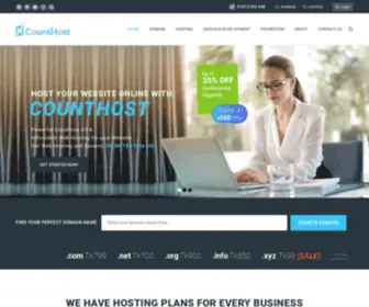 Counthost.com(Web Hosting Bangladesh) Screenshot