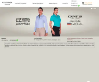 Countier.com.mx(Uniformes ejecutivos para Dama y Caballero COUNTIER Uniformes ejecutivos para Dama y Caballero COUNTIER) Screenshot