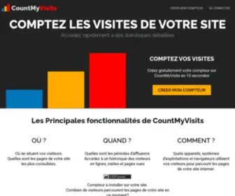 Countmyvisits.eu(Compteur de visites gratuit sans inscription pour votre site internet) Screenshot