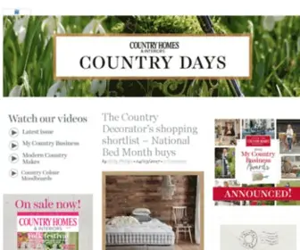 Country-Days.co.uk(Country Homes & Interiors magazine) Screenshot