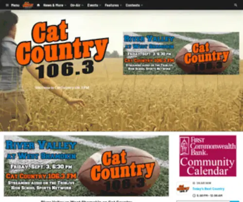 Country1063FM.com(Today's Best Country Cat Country 106.3 FM) Screenshot