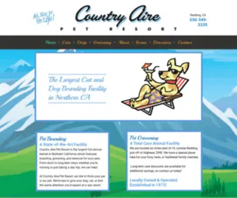 Countryaire.net(Country Aire Pet Resort) Screenshot