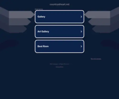 Countryatheart.net(Country at Heart) Screenshot
