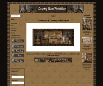 Countrybarnprimitives.com(Primitive Home Dcor) Screenshot